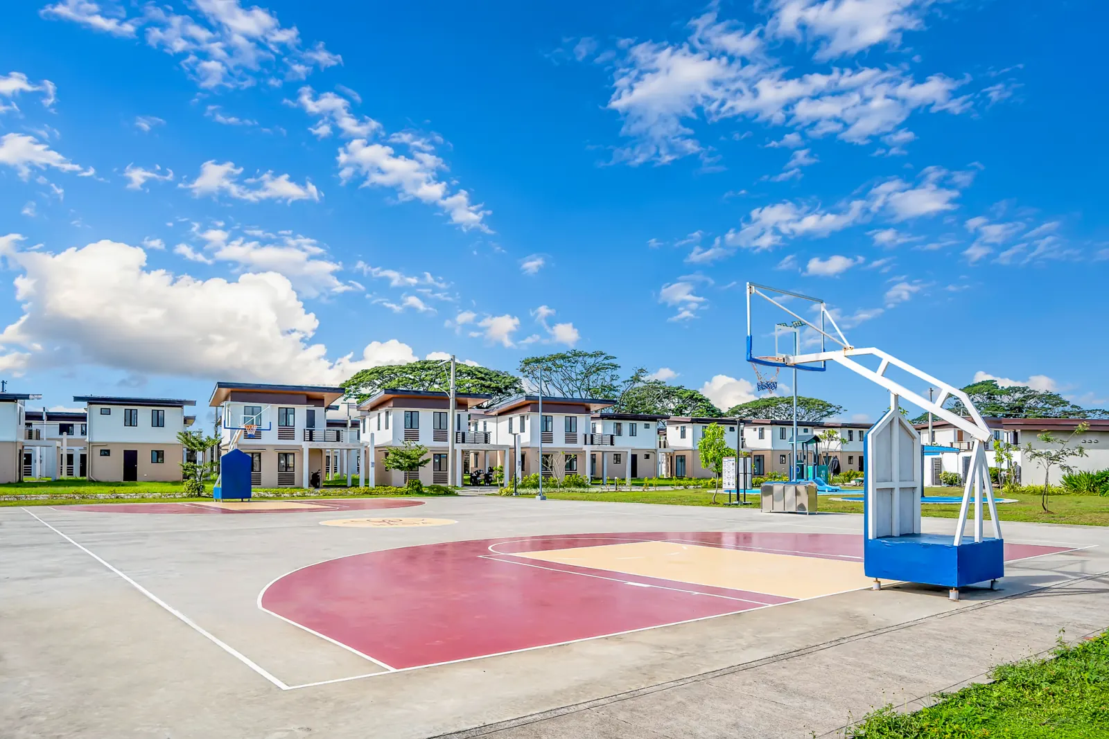 Community basketball court